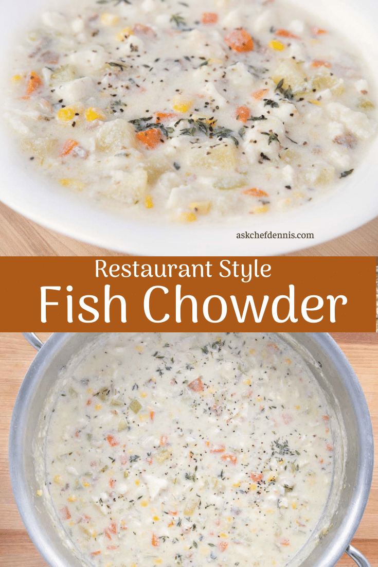 New England Fish Chowder Chef Dennis