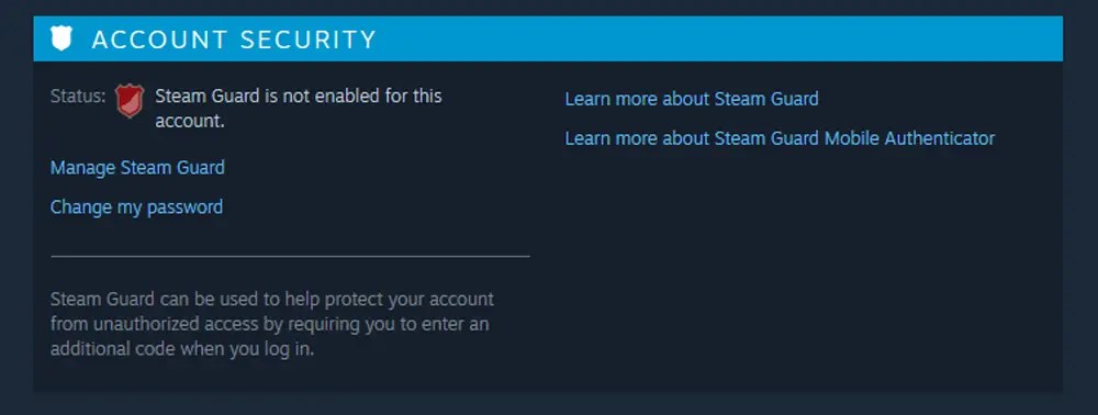 Steam How to Turn On TwoFactor Authentication