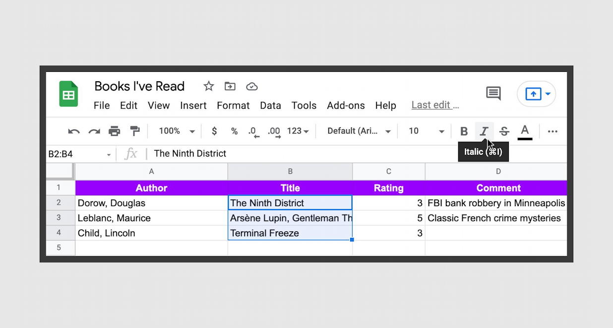 How to Create Beautiful Google Sheets Spreadsheets Ask Dave Taylor