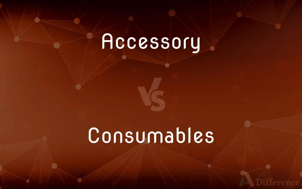 Accessory vs. Consumables — What’s the Difference?