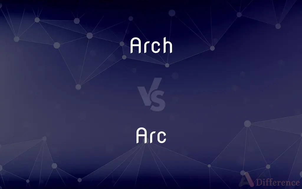 Arch vs. Arc — What’s the Difference?