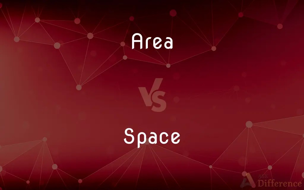 Area vs. Space — What’s the Difference?