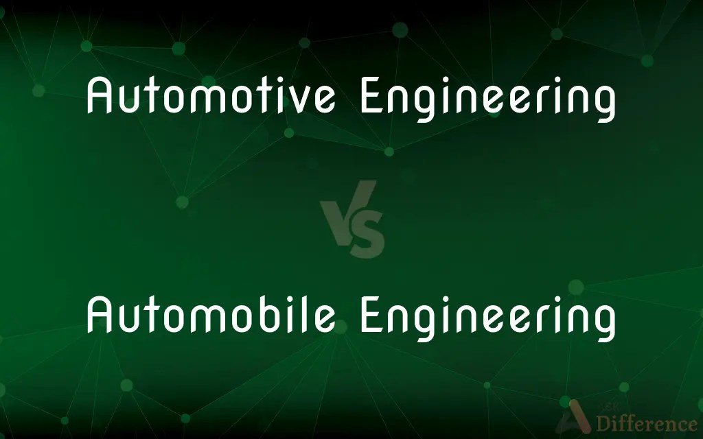 Automotive Engineering vs. Automobile Engineering — What’s the Difference?