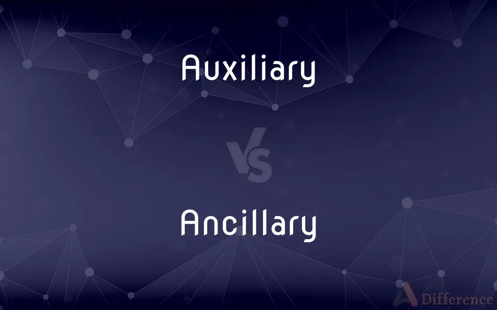 Auxiliary vs. Ancillary — What’s the Difference?