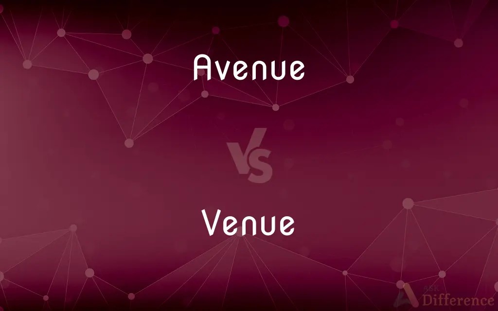 Avenue vs. Venue — What’s the Difference?
