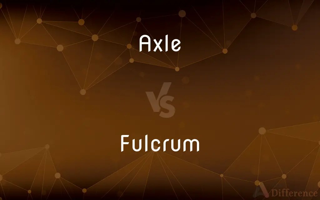 Axle vs. Fulcrum — What’s the Difference?
