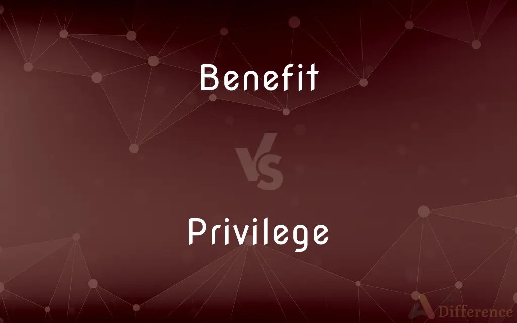 Benefit vs. Privilege — What’s the Difference?