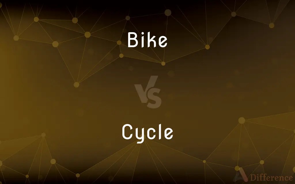 Bike vs. Cycle — What’s the Difference?