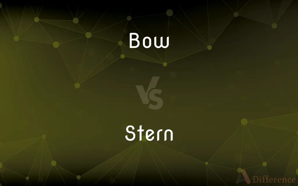 Bow vs. Stern — What’s the Difference?