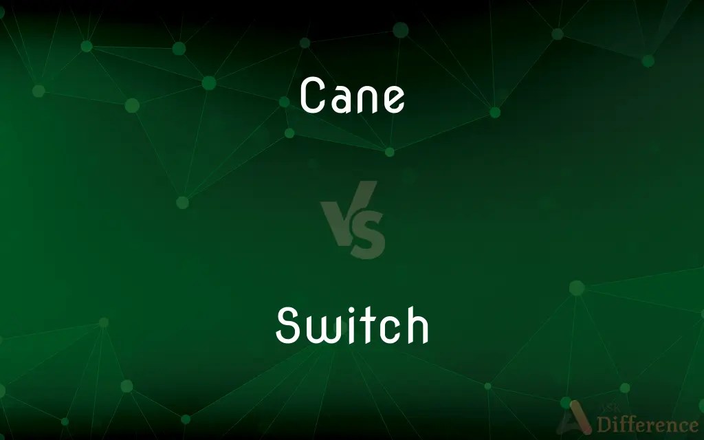 Cane vs. Switch — What’s the Difference?