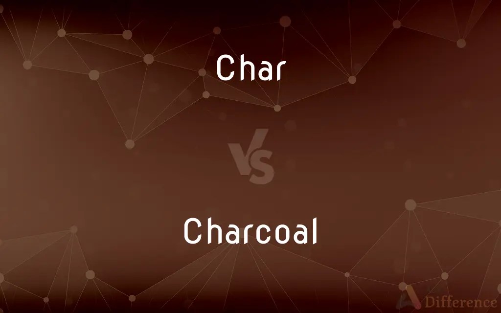 Char vs. Charcoal — What’s the Difference?