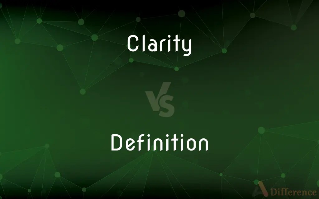 Clarity vs. Definition — What’s the Difference?