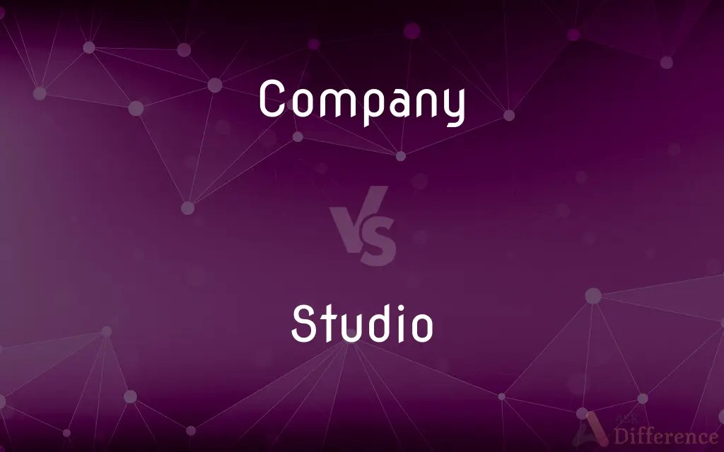 Company vs. Studio — What’s the Difference?
