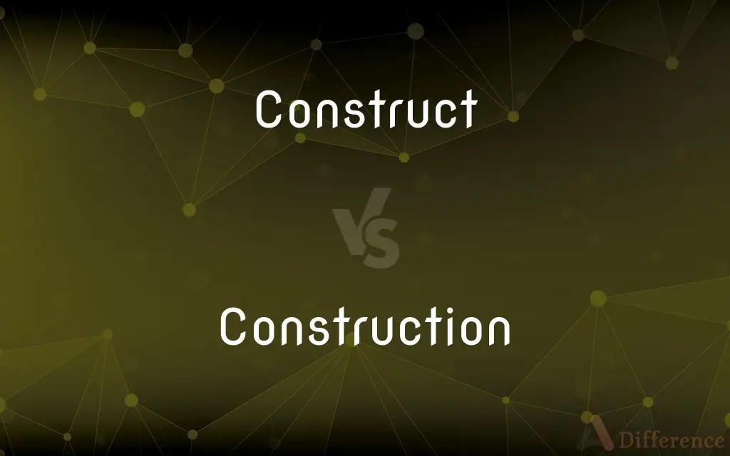 Construct vs. Construction — What’s the Difference?