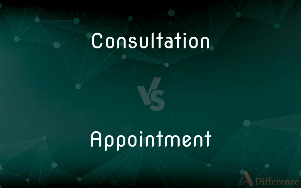 Consultation vs. Appointment — What’s the Difference?