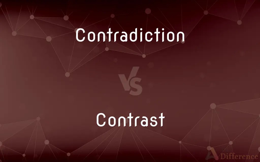 Contradiction vs. Contrast — What’s the Difference?