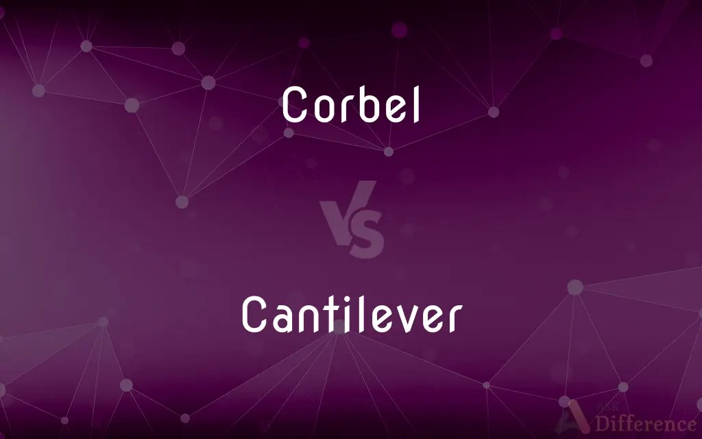 Corbel vs. Cantilever — What’s the Difference?