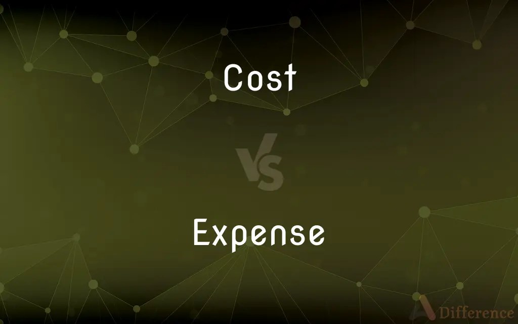 Cost vs. Expense — What’s the Difference?