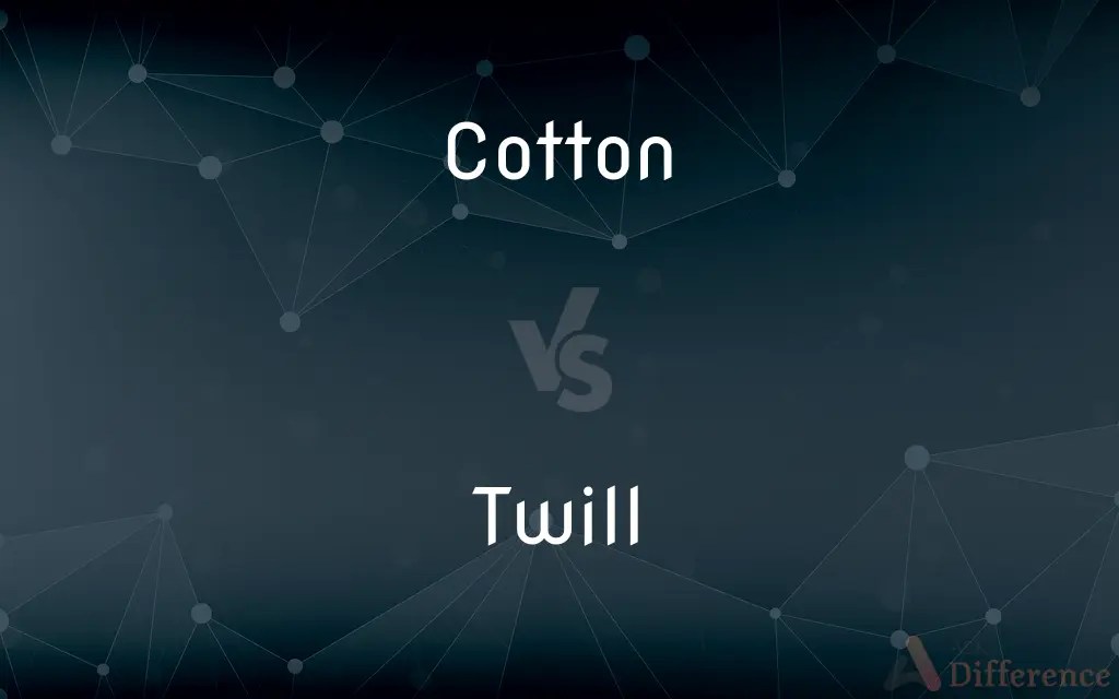 Cotton vs. Twill — What’s the Difference?
