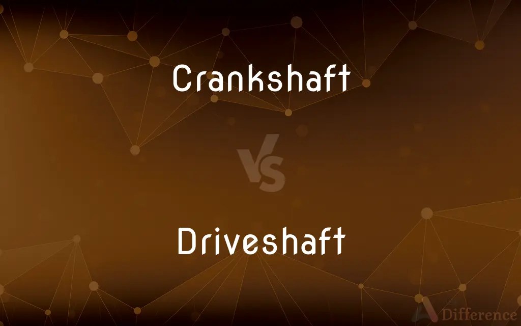 Crankshaft vs. Driveshaft — What’s the Difference?
