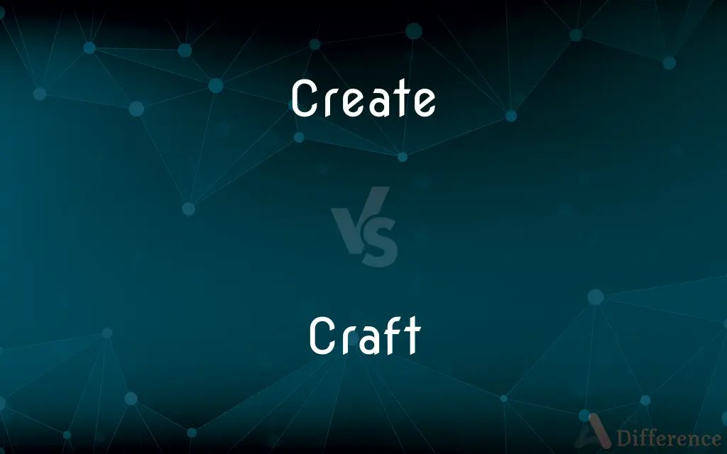 Create vs. Craft — What’s the Difference?