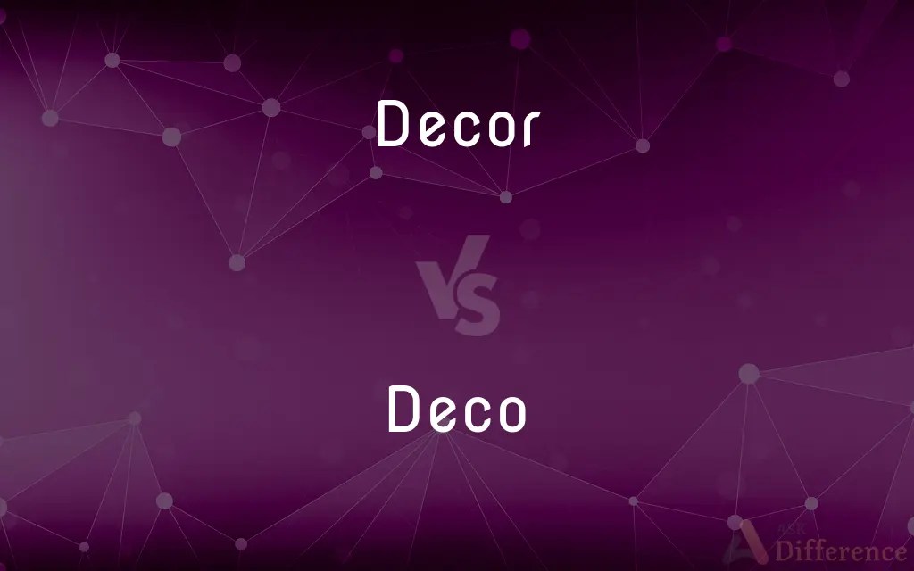 Decor vs. Deco — What’s the Difference?