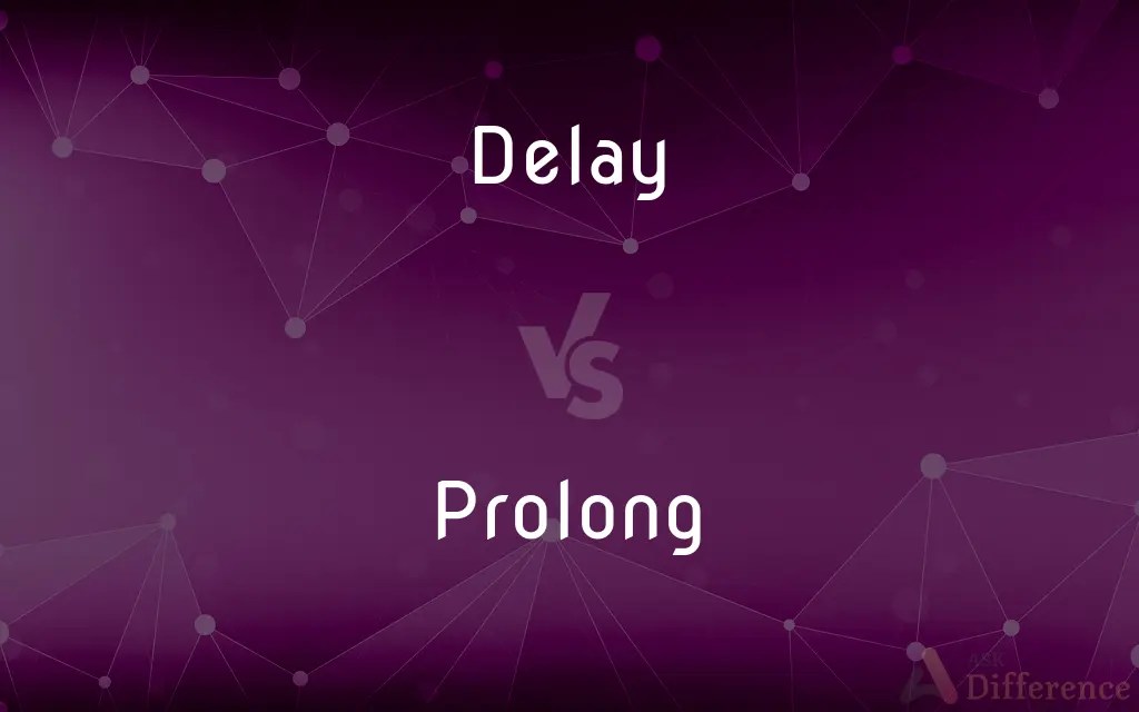 Delay vs. Prolong — What’s the Difference?
