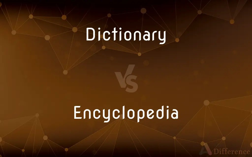 Dictionary vs. Encyclopedia — What’s the Difference?