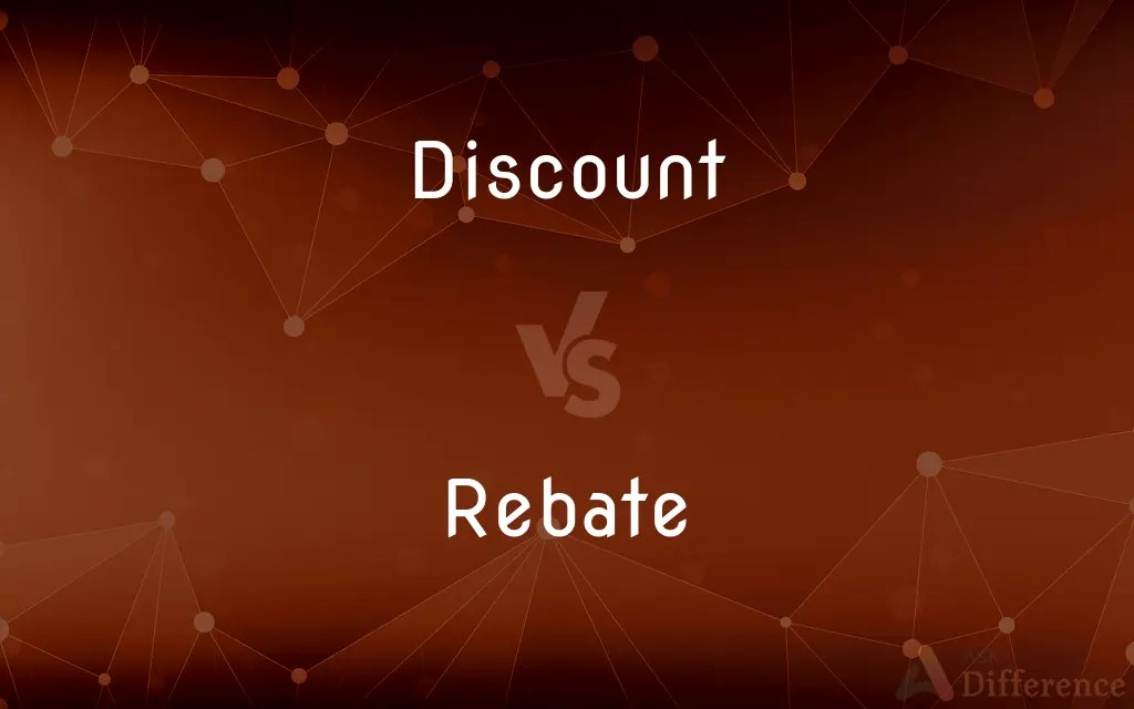 Discount vs. Rebate — What’s the Difference?