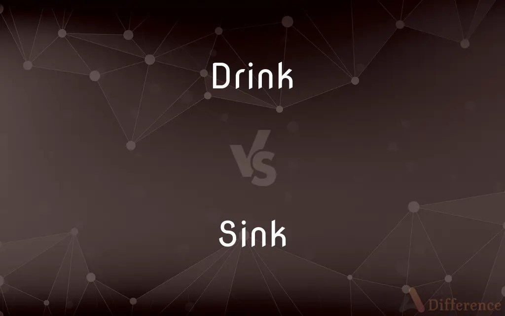 Drink vs. Sink — What’s the Difference?