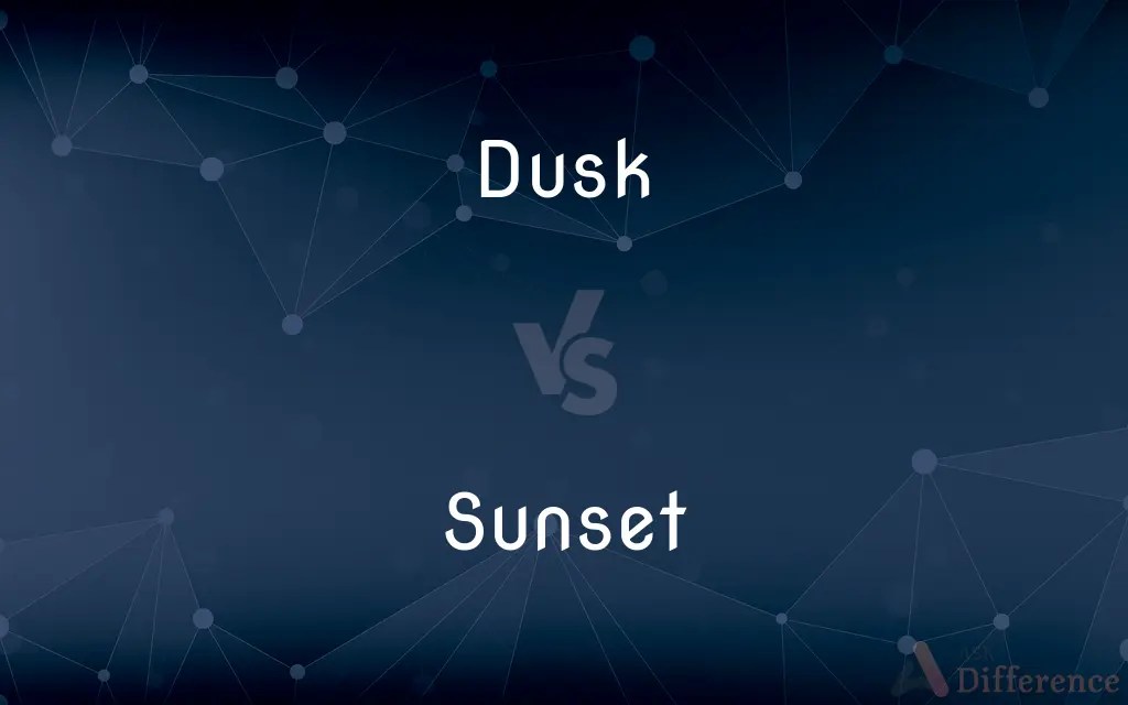 Dusk vs. Sunset — What’s the Difference?