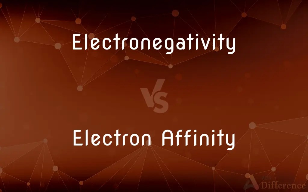 Electronegativity vs. Electron Affinity — What’s the Difference?