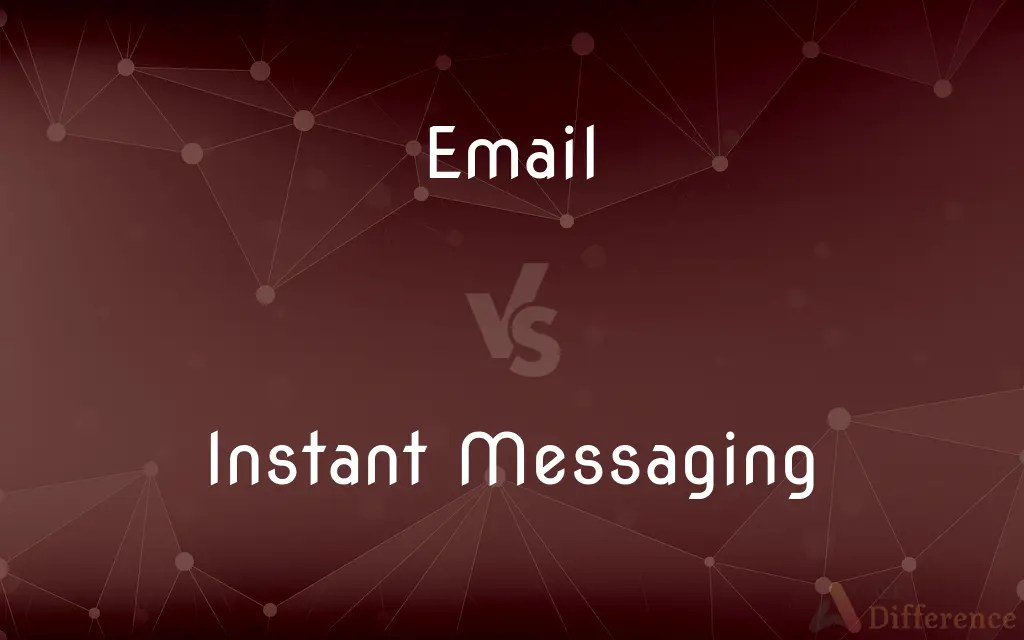 Email vs. Instant Messaging — What’s the Difference?