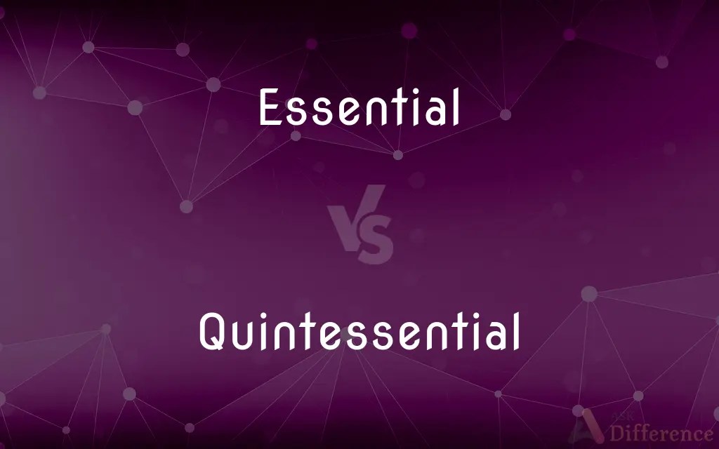 Essential vs. Quintessential — What’s the Difference?