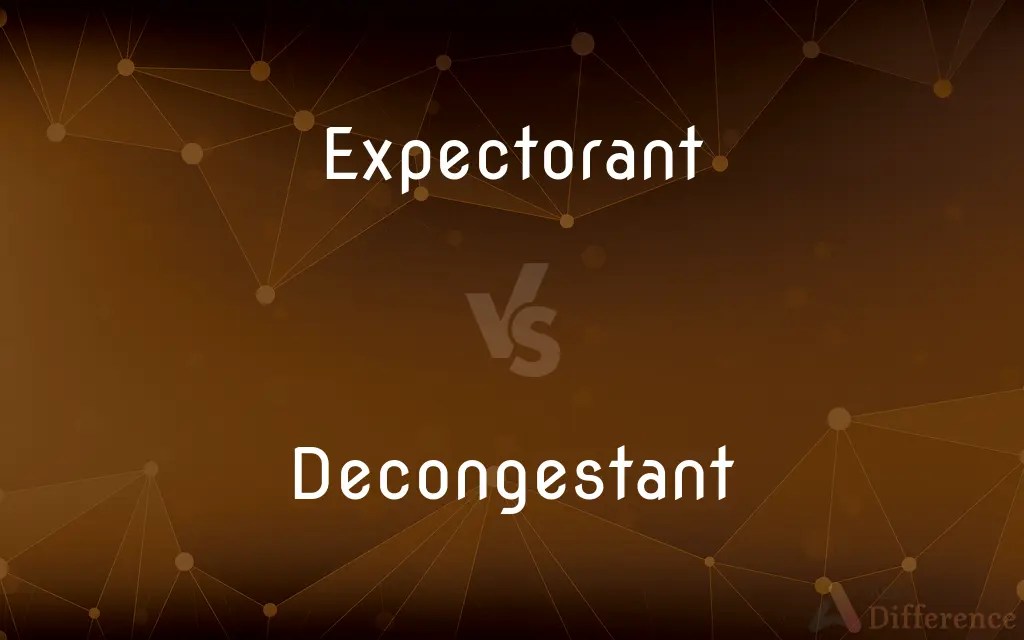 Expectorant vs. Decongestant — What’s the Difference?