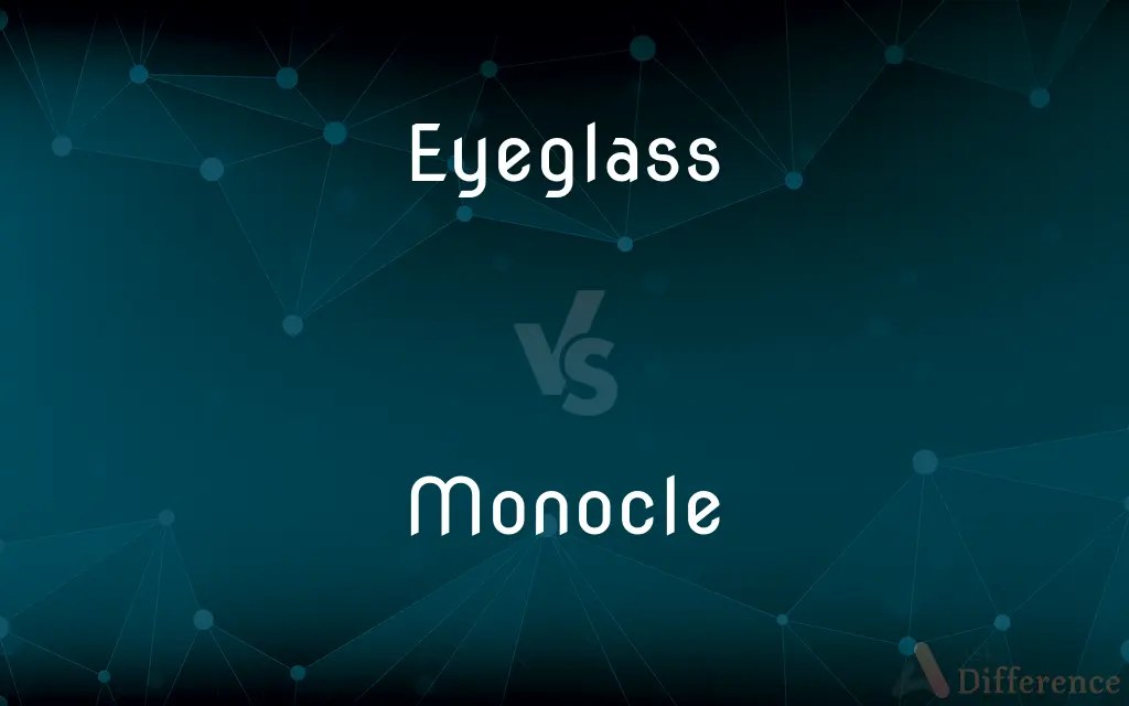 Eyeglass vs. Monocle — What’s the Difference?