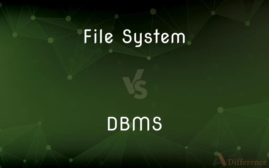File System vs. DBMS — What’s the Difference?
