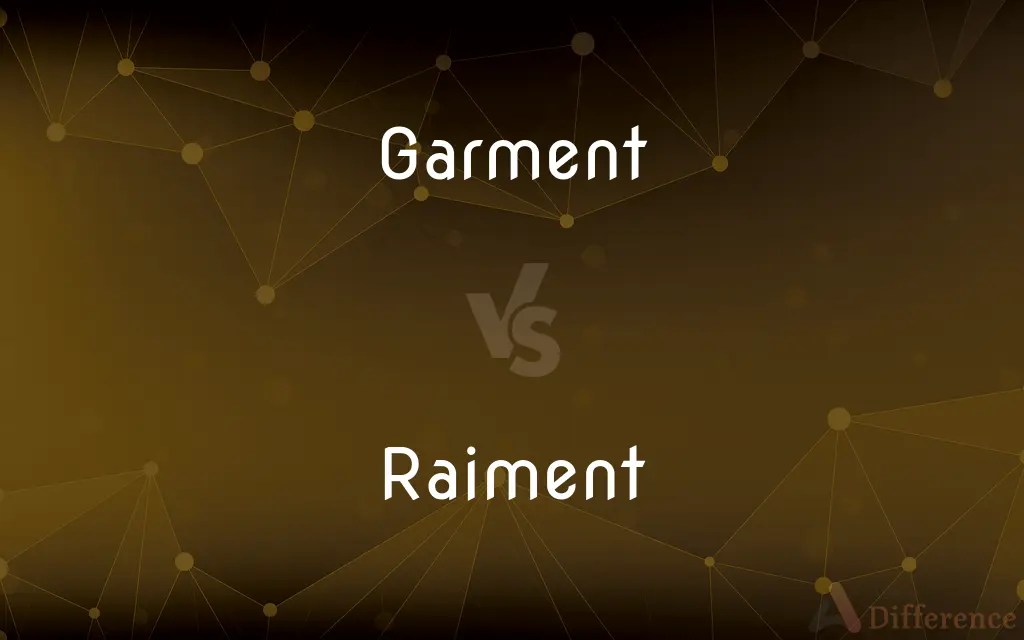 Garment vs. Raiment — What’s the Difference?