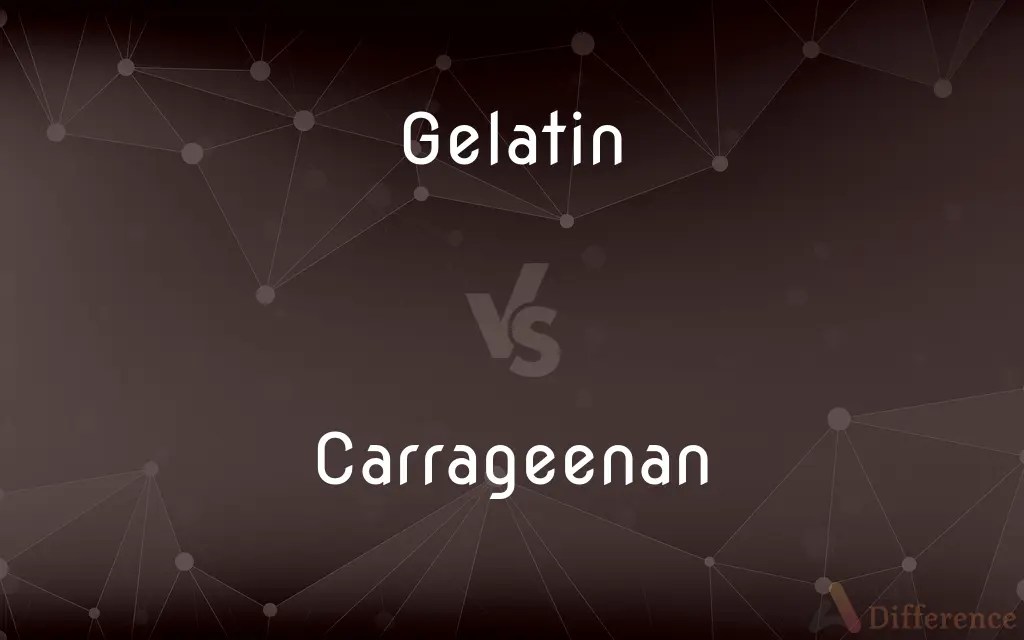 Gelatin vs. Carrageenan — What’s the Difference?