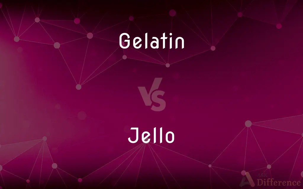 Gelatin vs. Jello — What’s the Difference?
