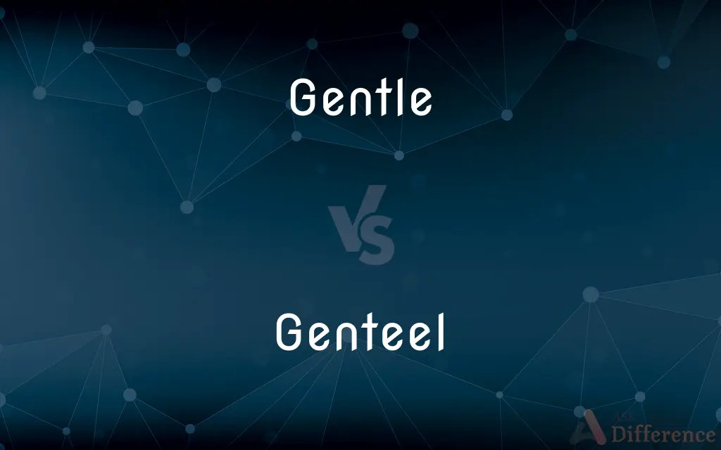 Gentle vs. Genteel — What’s the Difference?