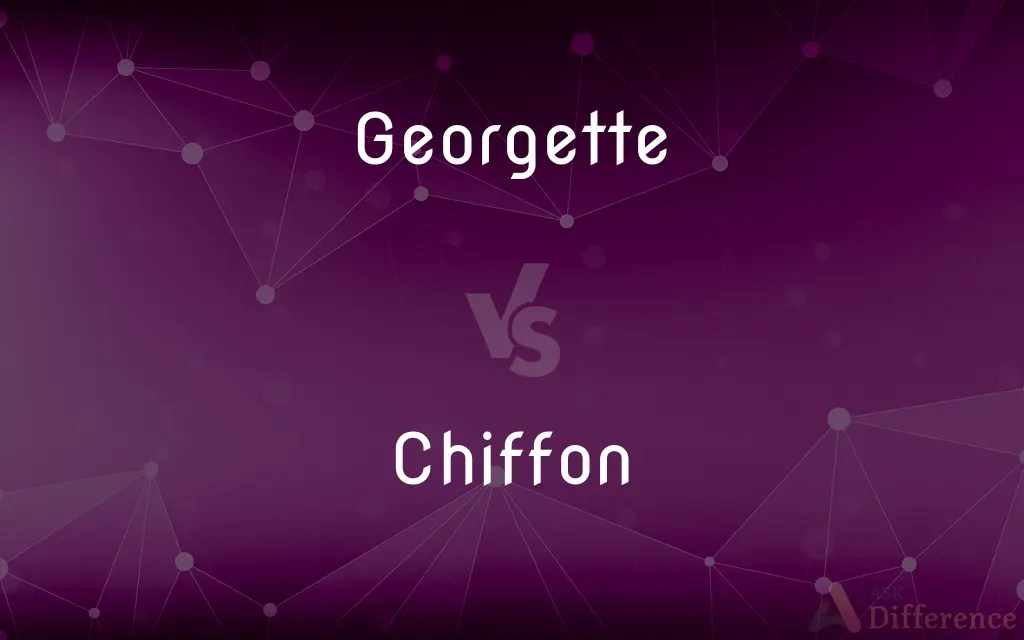 vs. Chiffon Ask Difference