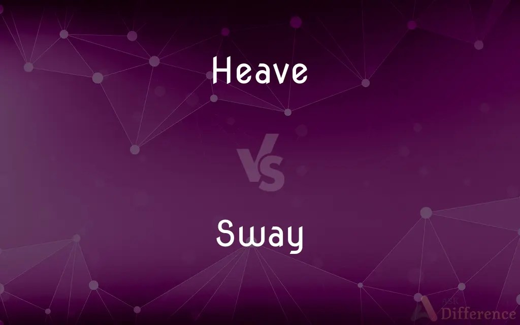 Heave vs. Sway — What’s the Difference?
