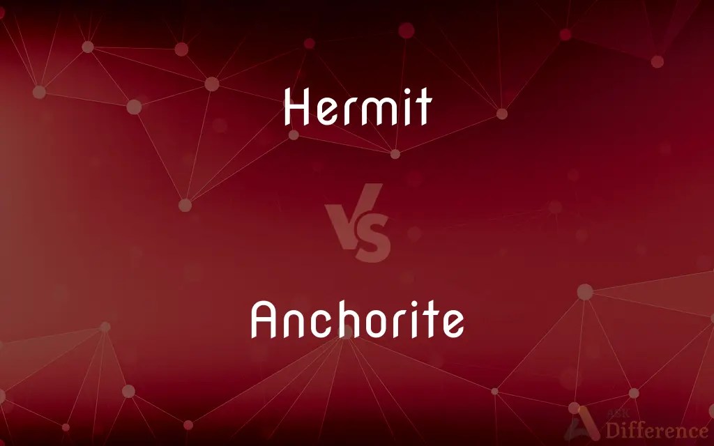 Hermit vs. Anchorite — What’s the Difference?