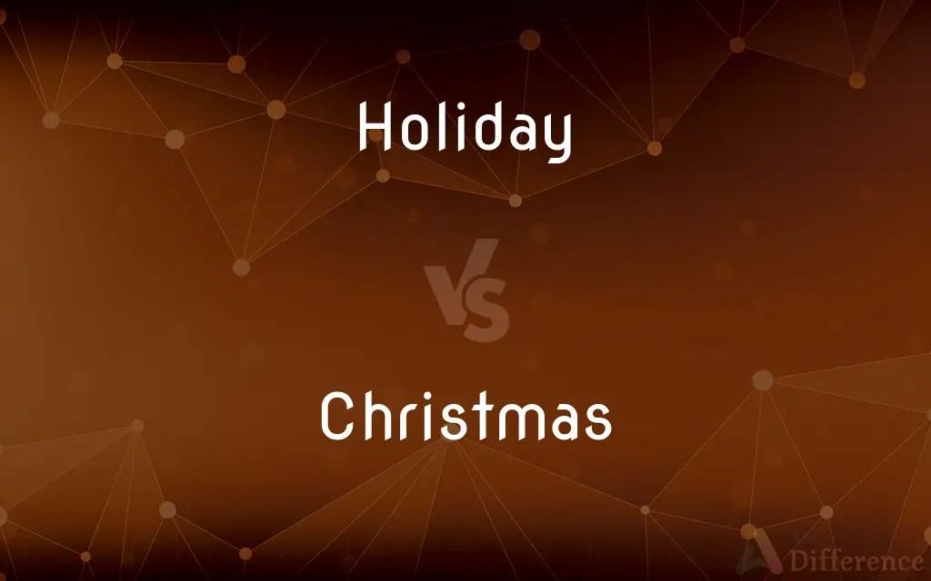 Holiday vs. Christmas — What’s the Difference?