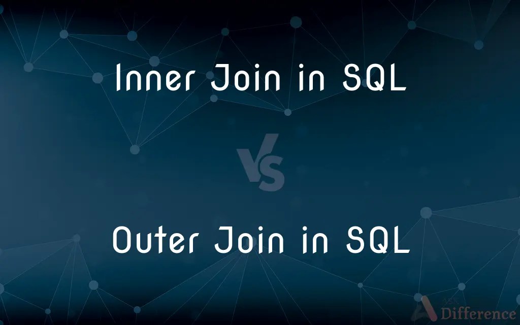 Inner Join in SQL vs. Outer Join in SQL — What’s the Difference?