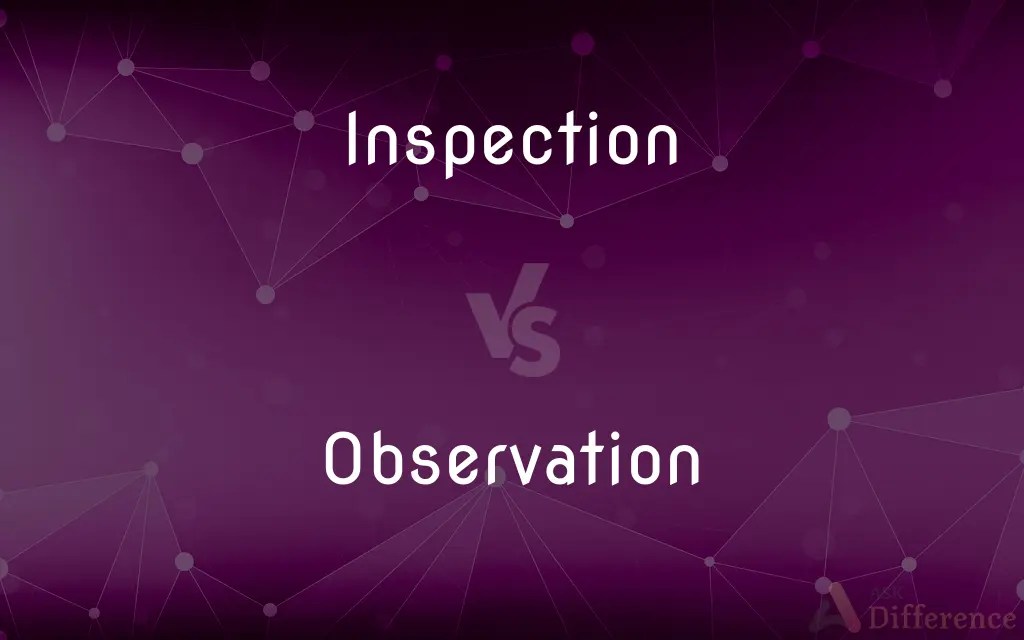 Inspection vs. Observation — What’s the Difference?