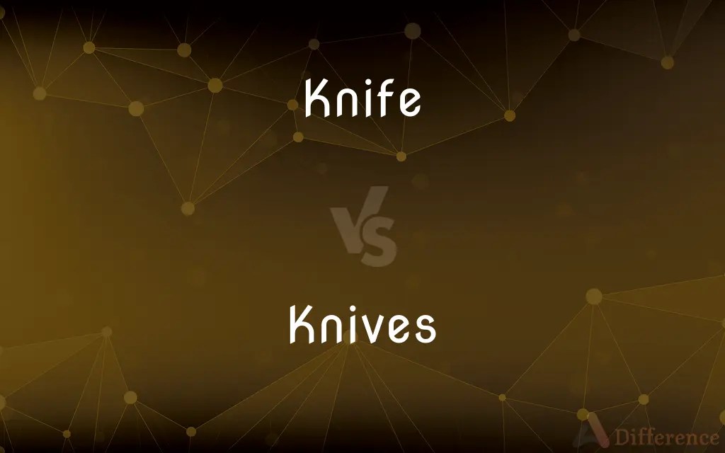 Knife vs. Knives — What’s the Difference?
