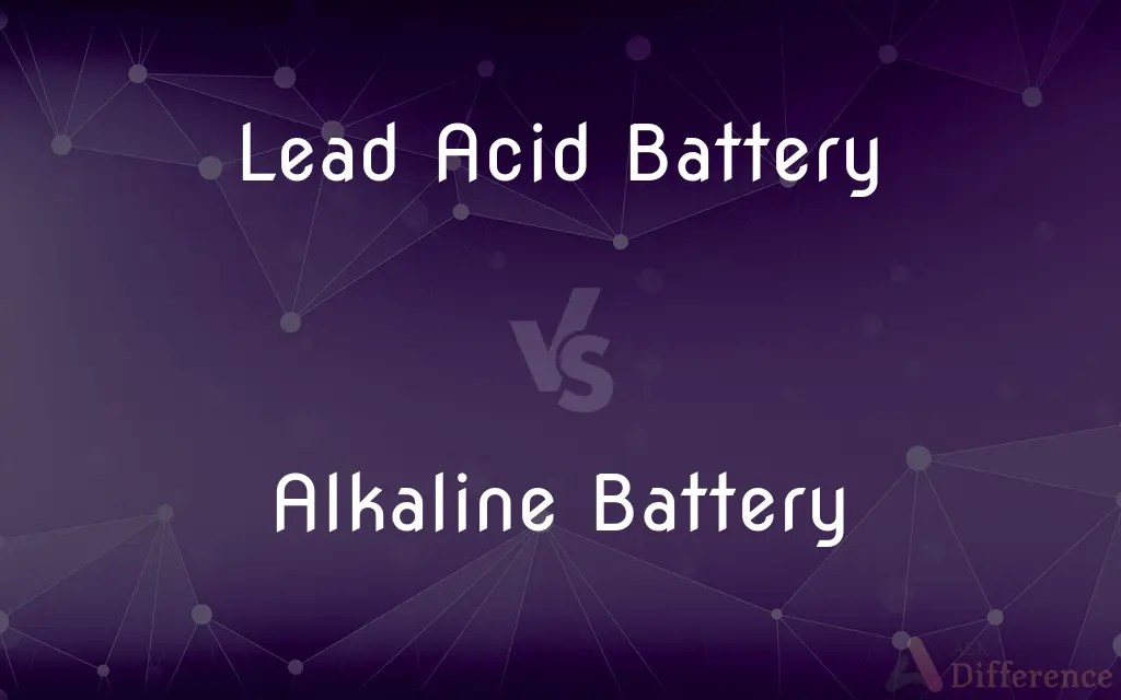 Lead Acid Battery vs. Alkaline Battery — What’s the Difference?