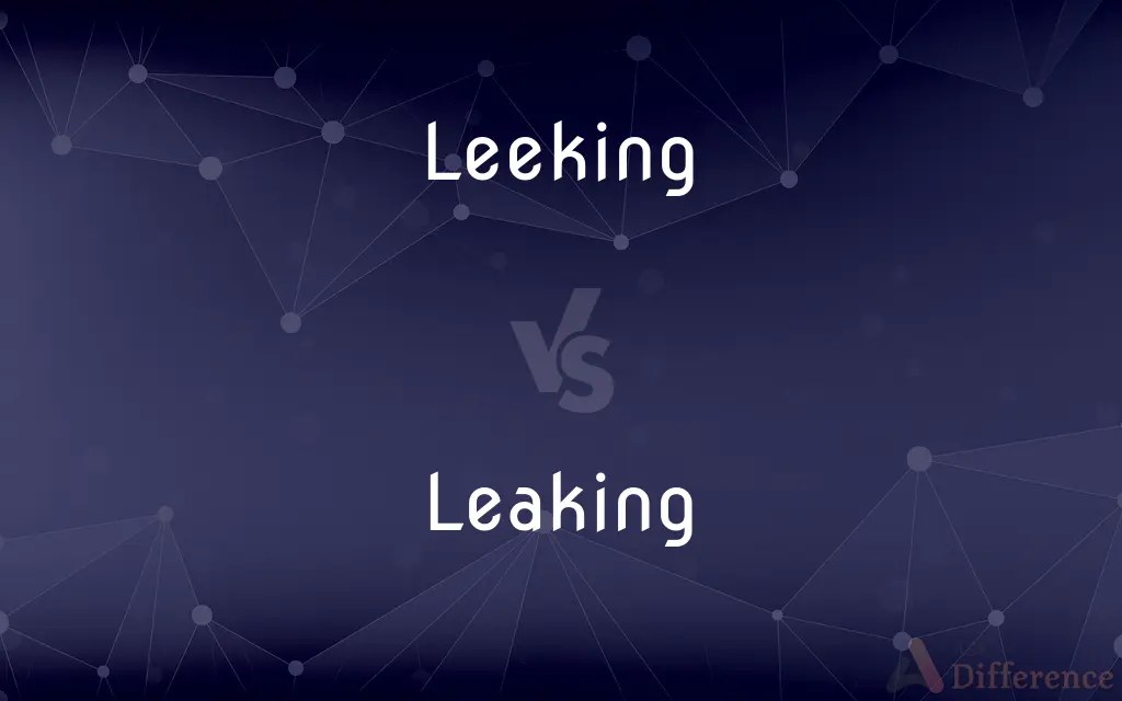 Leeking vs. Leaking — Which is Correct Spelling?